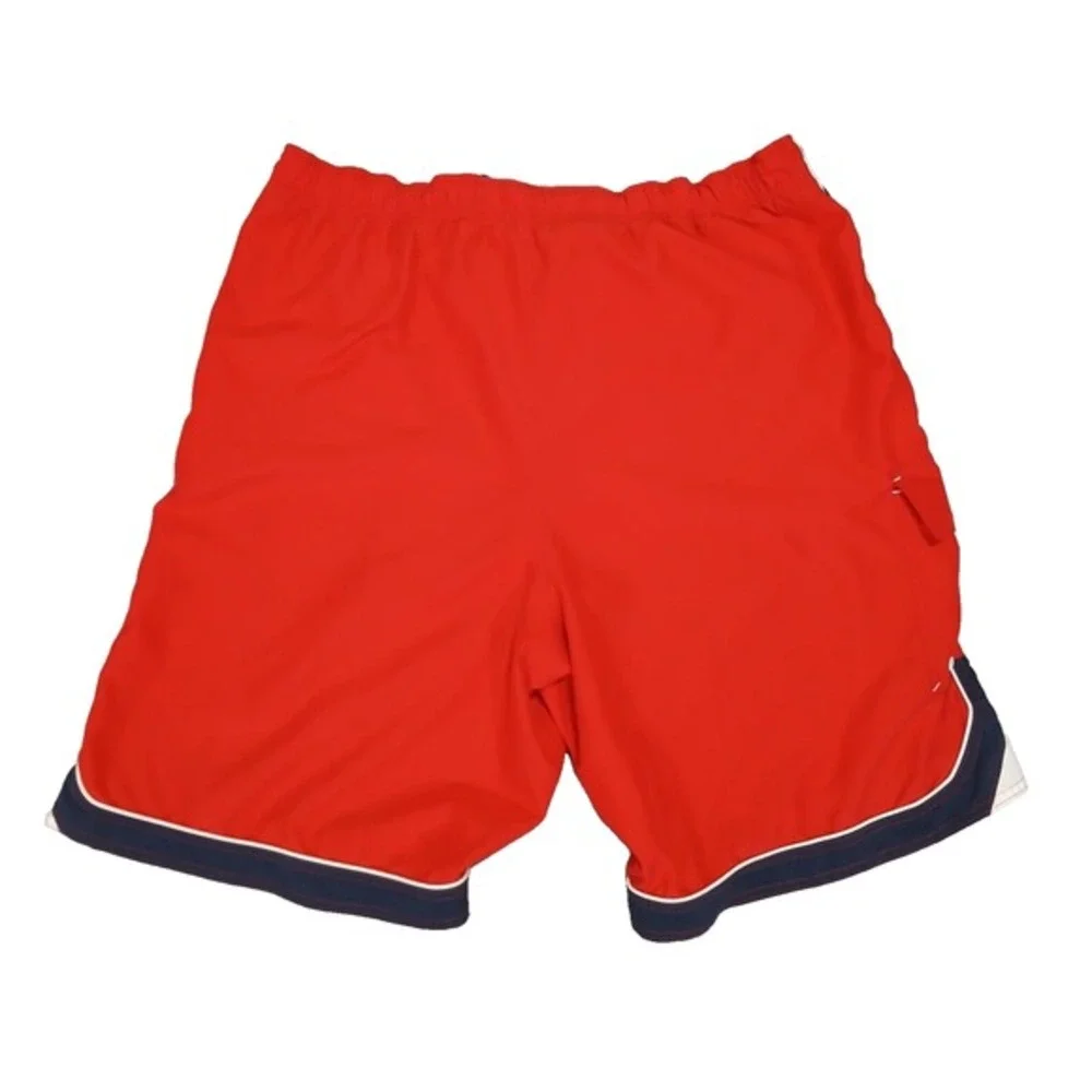 OP‎ Ocean Pacific Boarding Co Mens Red Blue Board Shorts Trunks Swim XL